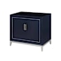 BEMMA Gracie 36" Single Free Standing Vanity Cabinet Only - Less Vanity Top Pacific Blue / Brushed Nickel Hardware