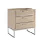 BEMMA Markham 30" Single Free Standing Vanity Cabinet Only - Less Vanity Top Cashmere Grey / Brushed Nickel Hardware