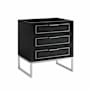 BEMMA Markham 30" Single Free Standing Vanity Cabinet Only - Less Vanity Top Midnight Black / Brushed Nickel Hardware