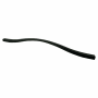 Berenson Fluid 11-11/32" and 12-19/32" Dual Center to Center Modern Wave Arch Large Cabinet Handle / Drawer Pull Black
