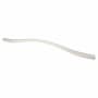 Berenson Fluid 11-11/32" and 12-19/32" Dual Center to Center Modern Wave Arch Large Cabinet Handle / Drawer Pull Brushed Nickel