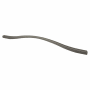 Berenson Fluid 11-11/32" and 12-19/32" Dual Center to Center Modern Wave Arch Large Cabinet Handle / Drawer Pull Charcoal Gray