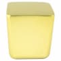 Berenson Mini Large 1" Modern Square Button Cabinet Knob / Drawer Knob by R. Christensen Soft Gold