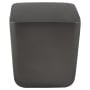 Berenson Mini Large 1" Modern Square Button Cabinet Knob / Drawer Knob by R. Christensen Charcoal Gray