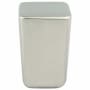 Berenson Mini Small 1/2" Modern Square Button Cabinet Knob / Drawer Knob by R. Christensen Brushed Nickel