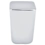 Berenson Mini Small 1/2" Modern Square Button Cabinet Knob / Drawer Knob by R. Christensen Polished Chrome