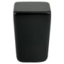 Berenson Mini Small 1/2" Modern Square Button Cabinet Knob / Drawer Knob by R. Christensen Black