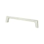 Berenson Brookridge 6-5/16" (160 mm) Contemporary Handle Style Cabinet Handle / Drawer Pull with Mounting Hardware Brushed Nickel