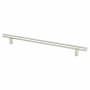 Berenson Tempo 8-13/16" (224mm) Center to Center Contemporary Bar Style Cabinet Handle / Drawer Pull Brushed Nickel