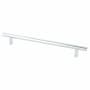 Berenson Tempo 8-13/16" (224mm) Center to Center Contemporary Bar Style Cabinet Handle / Drawer Pull Polished Chrome