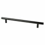 Berenson Tempo 7-9/16" (192mm) Center to Center Contemporary Bar Style Cabinet Handle / Drawer Pull Black