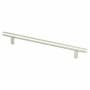 Berenson Tempo 7-9/16" (192mm) Center to Center Contemporary Bar Style Cabinet Handle / Drawer Pull Brushed Nickel