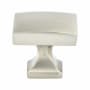 Berenson Epoch Edge 1-3/8 Inch Squared Rectangle Cabinet Knob / Drawer Knob from the Uptown Appeal Series Brushed Nickel