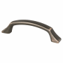 Berenson Epoch Edge 3-3/4 Inch Center to Center Handle Arched Cabinet Handle / Drawer Pull Verona Bronze