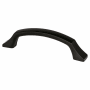 Berenson Epoch Edge 3-3/4 Inch Center to Center Handle Arched Cabinet Handle / Drawer Pull Matte Black