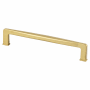 Berenson Subtle Surge 6-5/16 Inch Center to Center Handle Cabinet Pull from the Classic Comfort Series Modern Brushed Gold