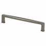 Berenson Subtle Surge 6-5/16 Inch Center to Center Handle Cabinet Pull from the Classic Comfort Series Vintage Nickel