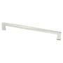 Berenson Subtle Surge 12" Center to Center Contemporary Soft Square Thin Appliance Handle / Appliance Pull Polished Nickel