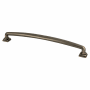 Berenson Tailored Traditional 8-13/16 Inch Center to Center Handle Cabinet Pull from the Timeless Charm Series Verona Bronze