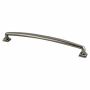 Berenson Tailored Traditional 8-13/16 Inch Center to Center Handle Cabinet Pull from the Timeless Charm Series Vintage Nickel