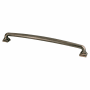 Berenson Tailored Traditional 12" Center to Center Farmhouse Country Classic Appliance Handle / Pull Verona Bronze