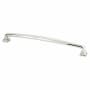Berenson Tailored Traditional 12" Center to Center Farmhouse Country Classic Appliance Handle / Pull Polished Nickel