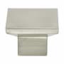 Berenson Elevate 1-9/16 Inch Square Contemporary Cabinet Knob / Drawer Knob Brushed Nickel