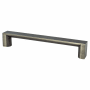 Berenson Elevate 6 5/16" Center to Center Wide Square Cabinet Handle / Drawer Pull Graphite