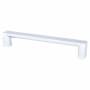 Berenson Elevate 6 5/16" Center to Center Wide Square Cabinet Handle / Drawer Pull Polished Chrome