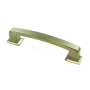 Berenson Hearthstone Pack of (10) - 6" Center to Center Thick Bold Farmhouse Cabinet Handles / Drawer Pulls Brushed Nickel