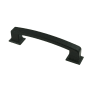 Berenson Hearthstone Pack of (10) - 6" Center to Center Thick Bold Farmhouse Cabinet Handles / Drawer Pulls Matte Black