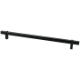 Berenson Rivet Rebel 18" Center to Center Modern Industrial Appliance Pull / Handle Matte Black