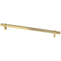 Berenson Rivet Rebel 18" Center to Center Modern Industrial Appliance Pull / Handle Modern Brushed Gold