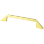 Berenson Art Tech - Right - 5-1/16 Inch (128mm) Center to Center Handle Cabinet Pull by R. Christensen Soft Gold