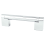 Berenson Contemporary Advantage Three 3-3/4 Inch Center to Center Handle Cabinet Pull from the Value Collection Polished Chrome