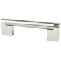 Berenson Contemporary Advantage Three 3-3/4 Inch Center to Center Handle Cabinet Pull from the Value Collection Brushed Nickel
