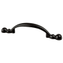 Berenson Traditional Advantage Four 3 Inch Center to Center Handle Cabinet Pull from the Value Collection Matte Black