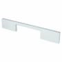 Berenson I-Spazio 5-1/16" (128mm) Center to Center Euro Modern Luxury Cabinet Handle / Drawer Pull by R. Christensen with Mounting Hardware Chrome