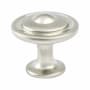 Berenson Advantage 1-1/4 Inch Mushroom Cabinet Knob Brushed Nickel
