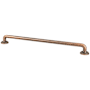 Berenson Folklore 12" Center to Center Farmhouse Industrial Appliance Handle / Pull with Flared Feet Weathered Copper