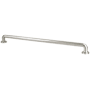 Berenson Folklore 18" Center to Center Farmhouse Industrial Appliance Handle / Pull with Flared Feet Brushed Nickel