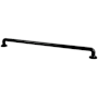 Berenson Folklore 18" Center to Center Farmhouse Industrial Appliance Handle / Pull with Flared Feet Matte Black