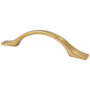 Berenson Echo 3-3/4" (96mm) Center to Center Classic Arch Cabinet Handle / Drawer Pull Modern Brushed Gold