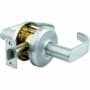 Best Access QCL 200 Series Passage Door Lever Set with "M" Lever, ANSI Strike and 2-3/4" Backset Satin Chrome