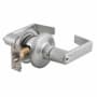 Best Access QTL 200 Series Office Keyed Entry Door Lever Set with "E" Lever, ANSI Strike and 6-Pin Cylinder Satin Chrome