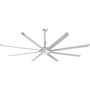 Big Ass Fans Essence 10 Ft 8 Blade Commercial / Industrial HVLS Ceiling Fan Silver / White