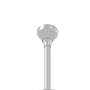 Big Ass Fans i6 Downtube Assembly, 12" (flat/sloped ceiling 11.5 - 12.5 ft.) Brushed Silver