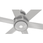 Big Ass Fans i6 Indoor / Outdoor Ceiling Fan Light Kit Brushed Silver