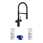 Blanco Catris Filter-Ready 1.5 GPM Single Hole Pre-Rinse Pull Down Kitchen Faucet + Under the Sink Water Filter Starter Set + Replacement Filter Cartridge Microplastic S
Matte Black