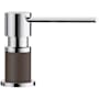 Blanco Lato Deck Mounted Soap Dispenser with 10 oz Capacity Chrome / Cafe Brown
